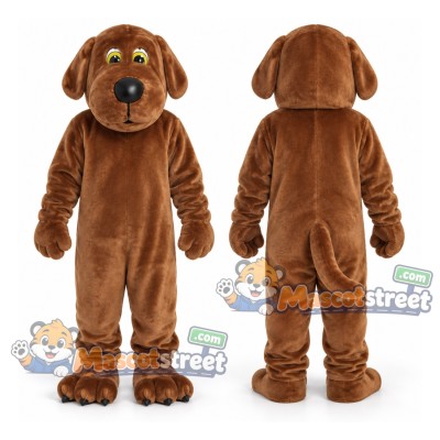 Brown Dog Mascot Costume Brown Dog Mascot Costume