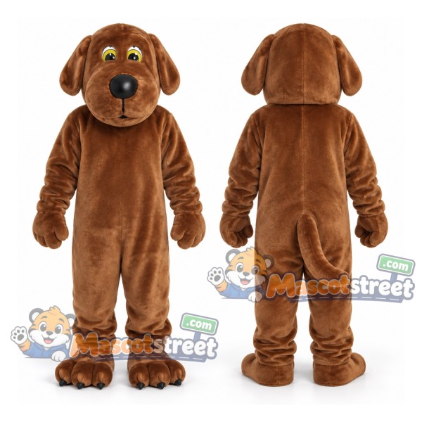 Brown Dog Mascot Costume