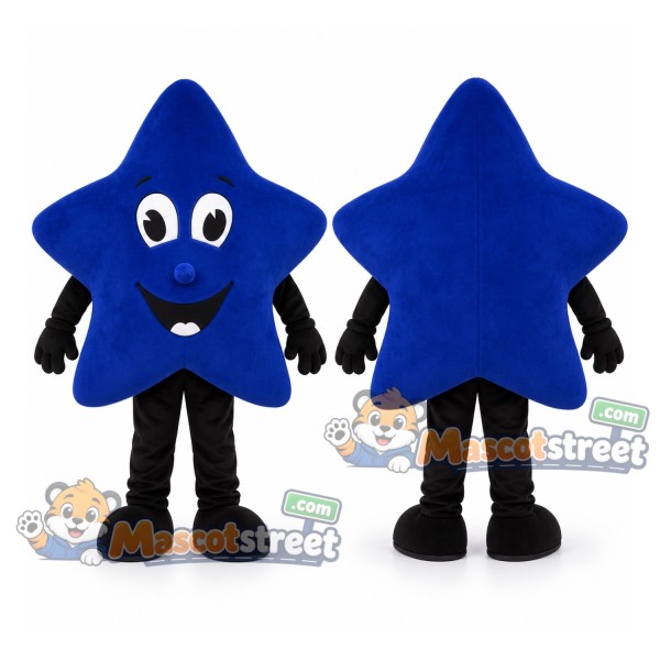 Blue Star Mascot Costume