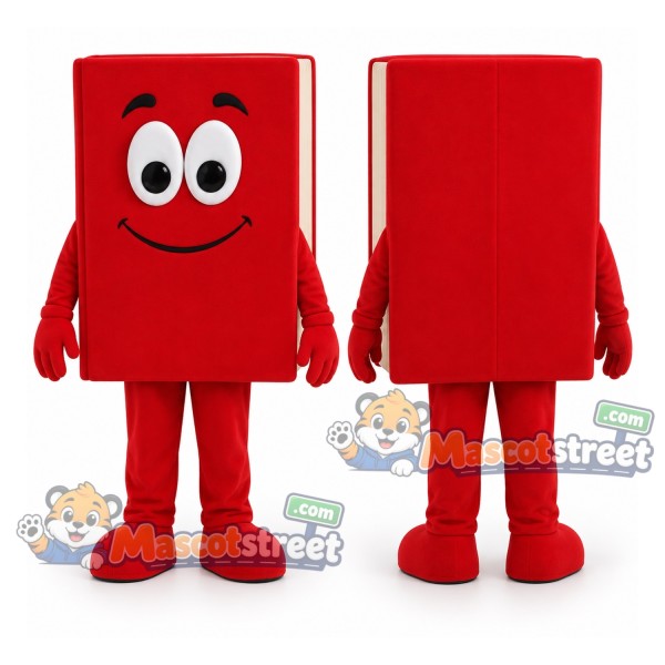 Red Book Mascot Costume