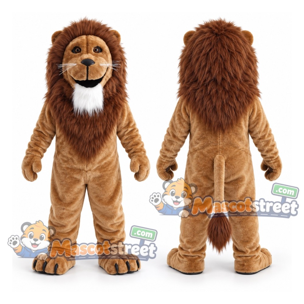 Brown Lion Mascot Costume Brown Lion Mascot Costume