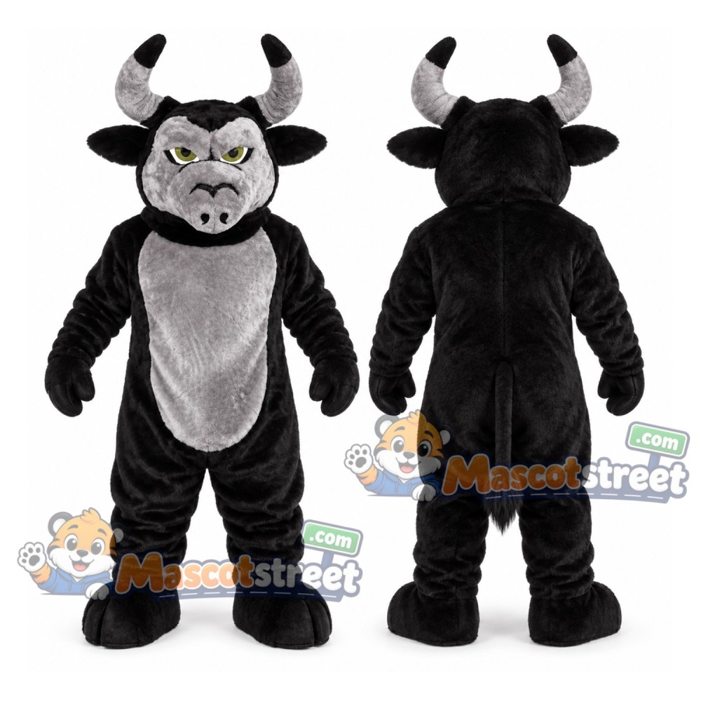 Black Bull Mascot Costume Black Bull Mascot Costume