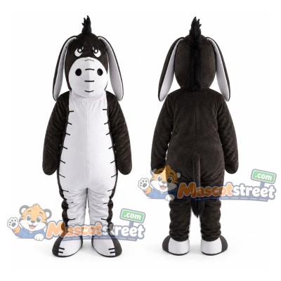 Gray Donkey Mascot Costume
