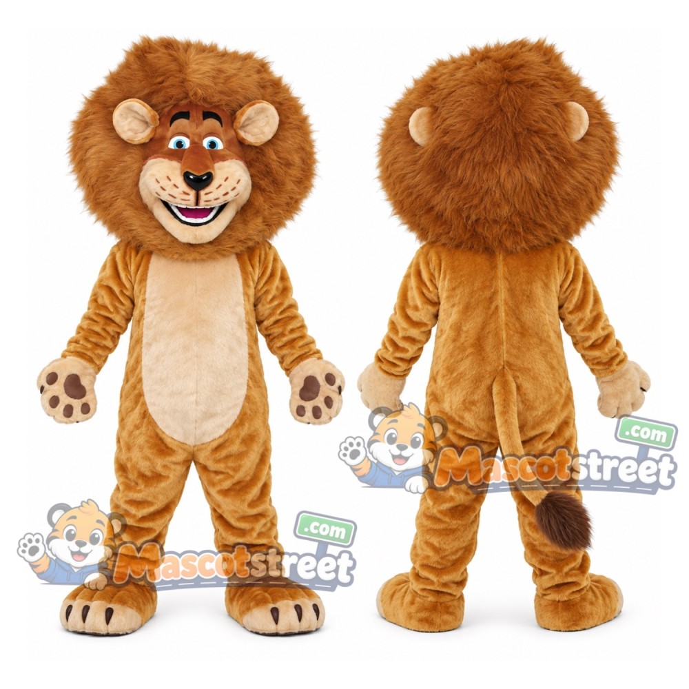 Brown Lion Mascot Costume Brown Lion Mascot Costume