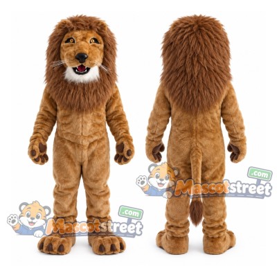 Brown Lion Mascot Costume Brown Lion Mascot Costume