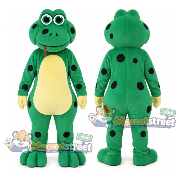 Green Frog Mascot Costume