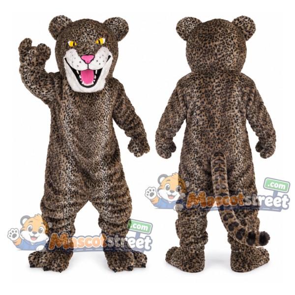 Spotted Leopard Mascot Costume