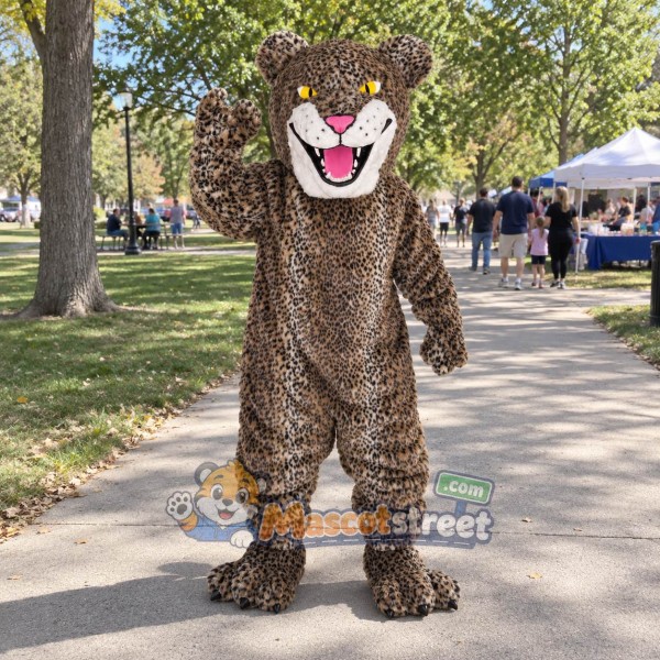 Spotted Leopard Mascot Costume