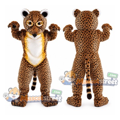 Spotted Leopard Mascot Costume