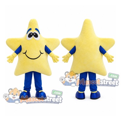 Yellow Star Mascot Costume