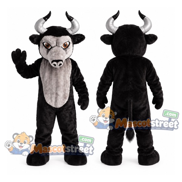 Black Bull Mascot Costume