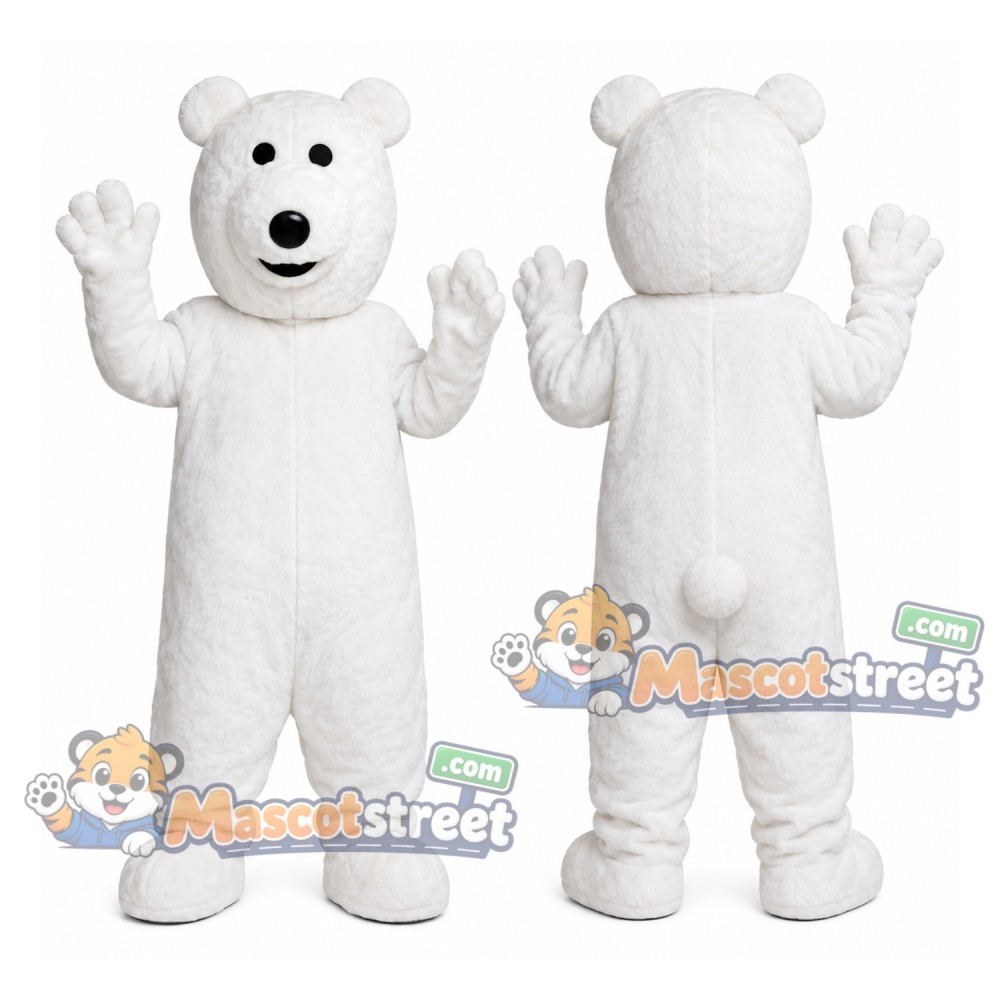 White Polar Bear Mascot Costume White Polar Bear Mascot Costume