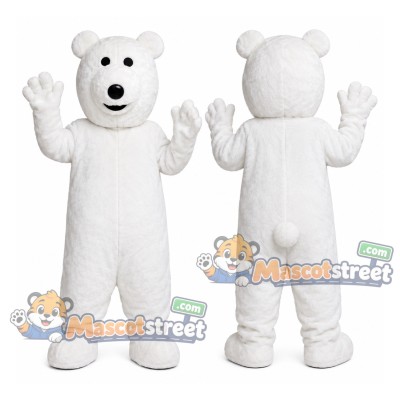 White Polar Bear Mascot Costume White Polar Bear Mascot Costume