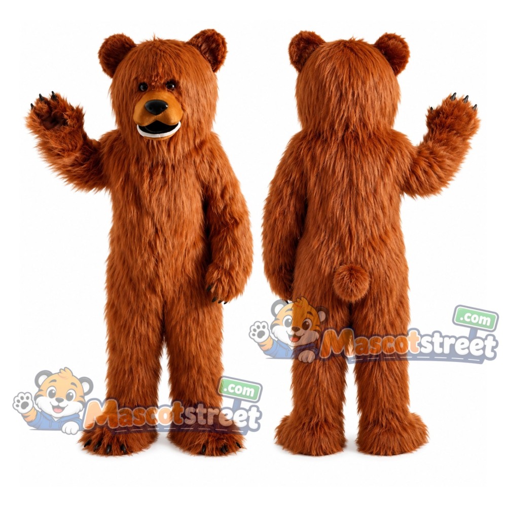 Brown Bear Mascot Costume Brown Bear Mascot Costume