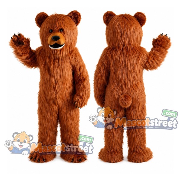 Brown Bear Mascot Costume