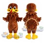 Brown Turkey Mascot Costume