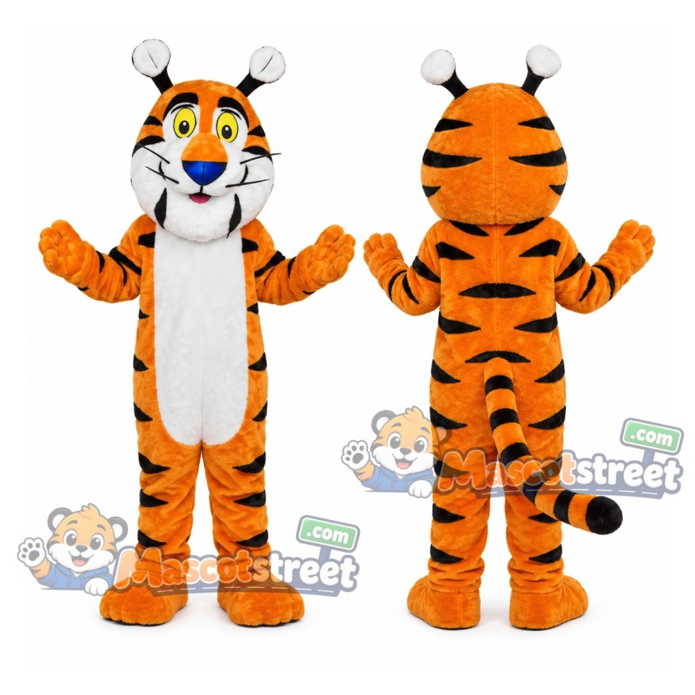 Orange Tiger Mascot Costume