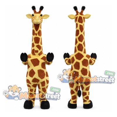 Yellow Giraffe Mascot Costume Yellow Giraffe Mascot Costume