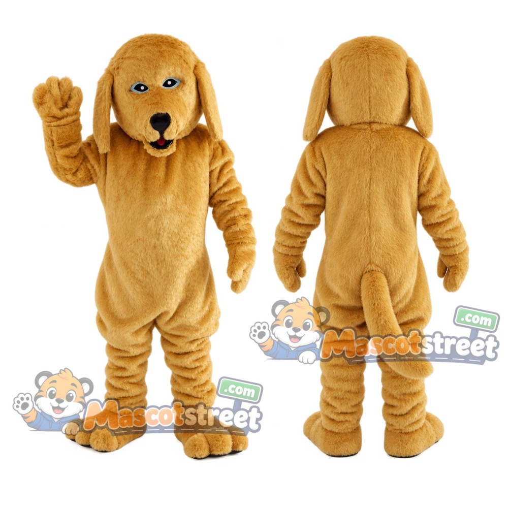 Tan Dog Mascot Costume
