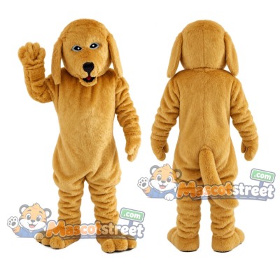 Tan Dog Mascot Costume