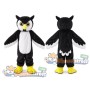 Black and White Owl Mascot Costume