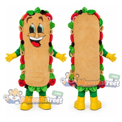 Sub Sandwich Mascot Costume