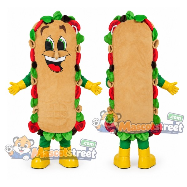 Sub Sandwich Mascot Costume