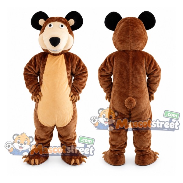 Brown Bear Mascot Costume