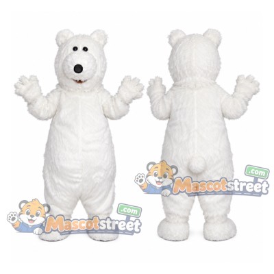 White Polar Bear Mascot Costume White Polar Bear Mascot Costume