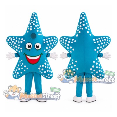 Blue Starfish Mascot Costume