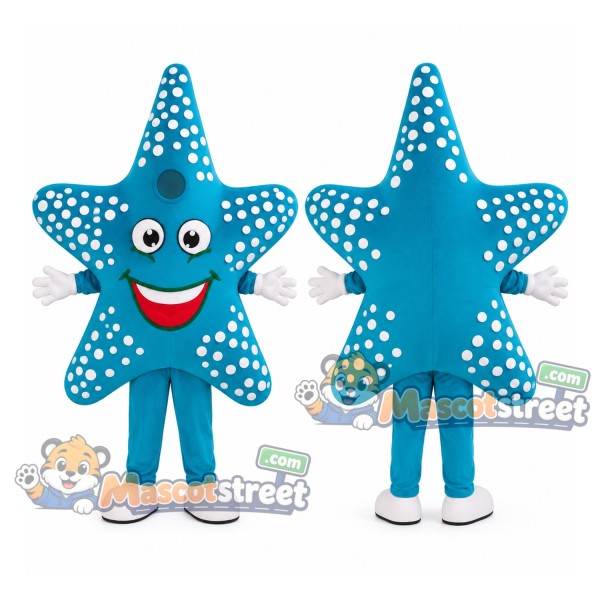 Blue Starfish Mascot Costume