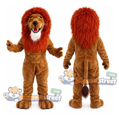 Brown Lion Mascot Costume Brown Lion Mascot Costume