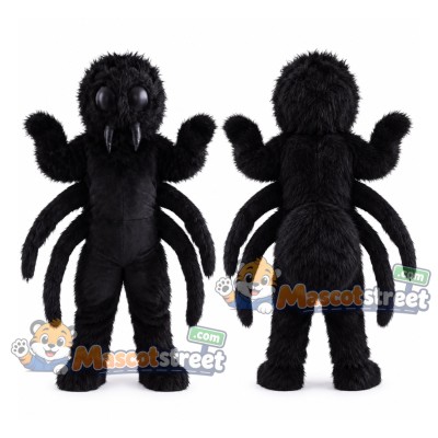 Black Spider Mascot Costume Black Spider Mascot Costume