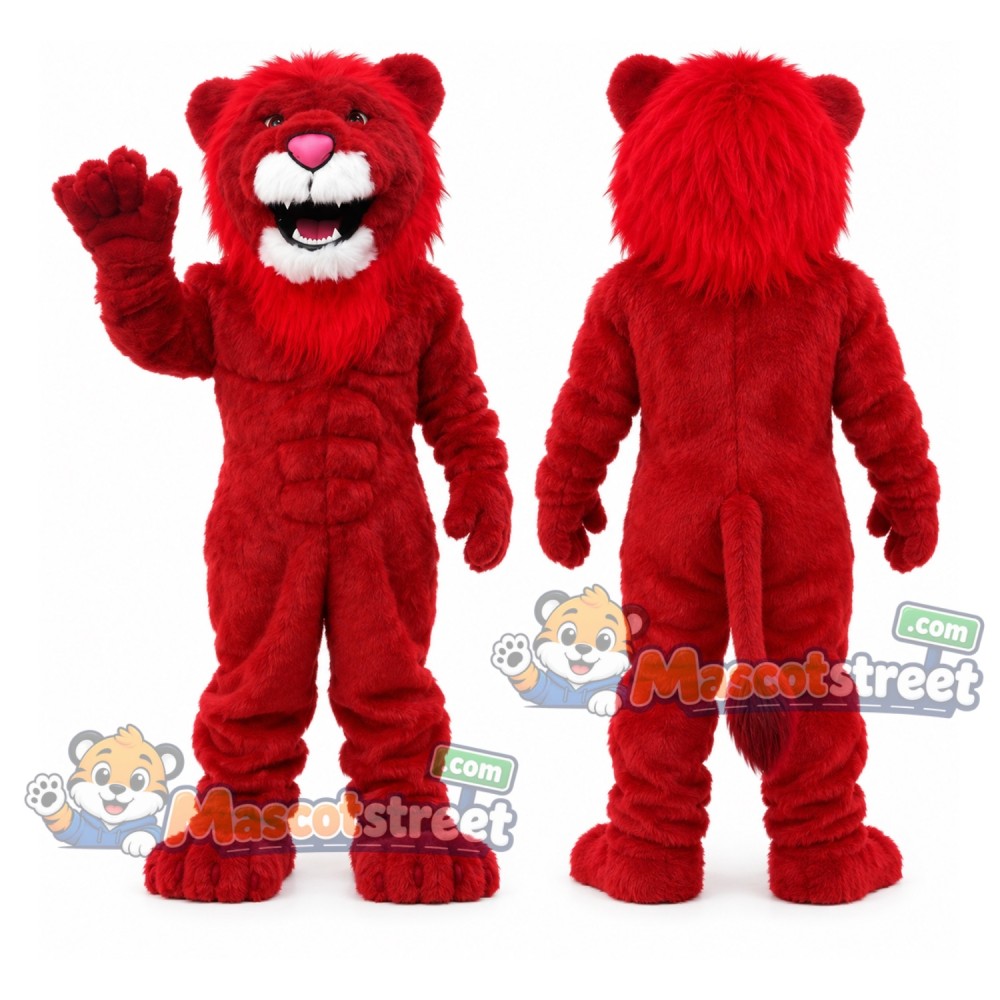 Red Lion Mascot Costume Red Lion Mascot Costume
