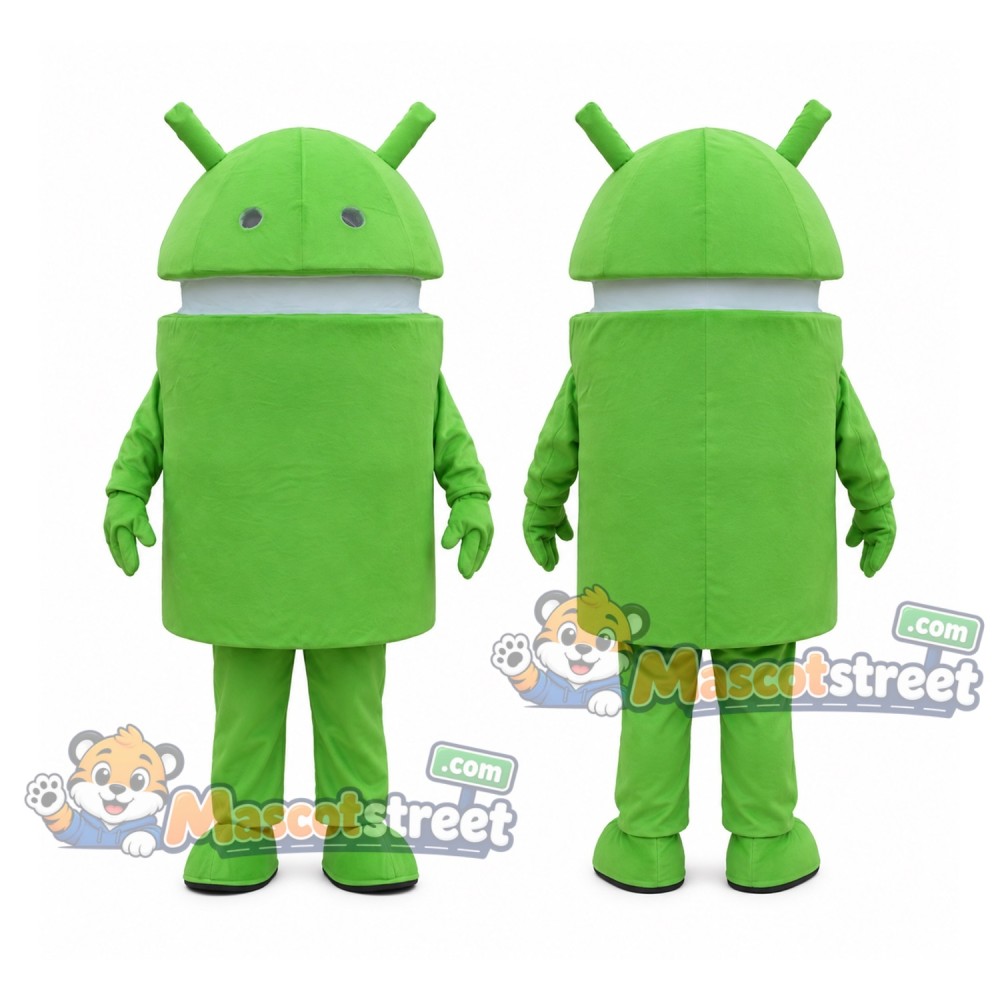 Green Robot Mascot Costume Green Robot Mascot Costume