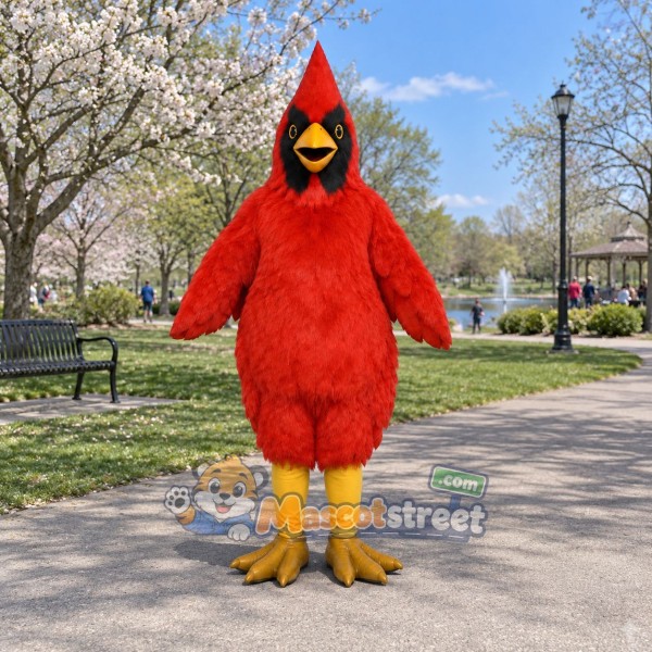 Red Cardinal Mascot Costume