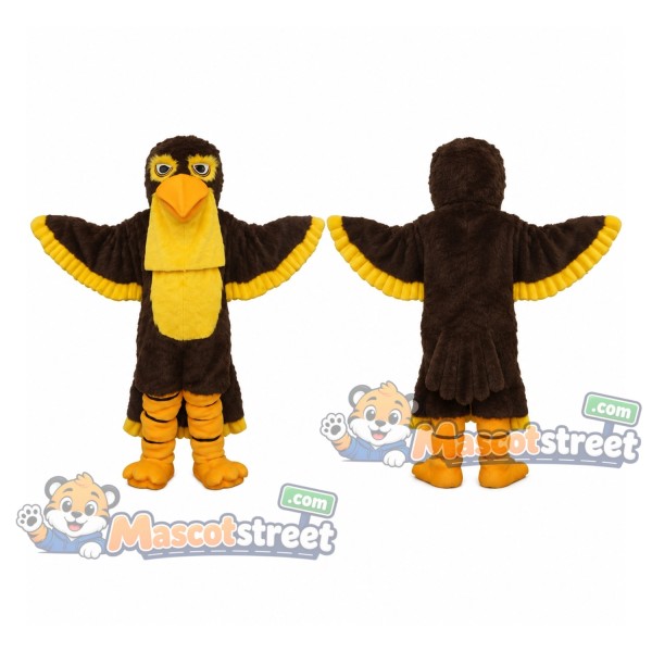 Brown Eagle Mascot Costume