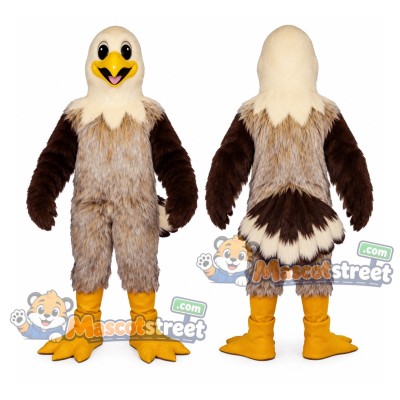 Brown Hawk Mascot Costume Brown Hawk Mascot Costume