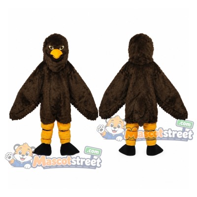Brown Eagle Mascot Costume