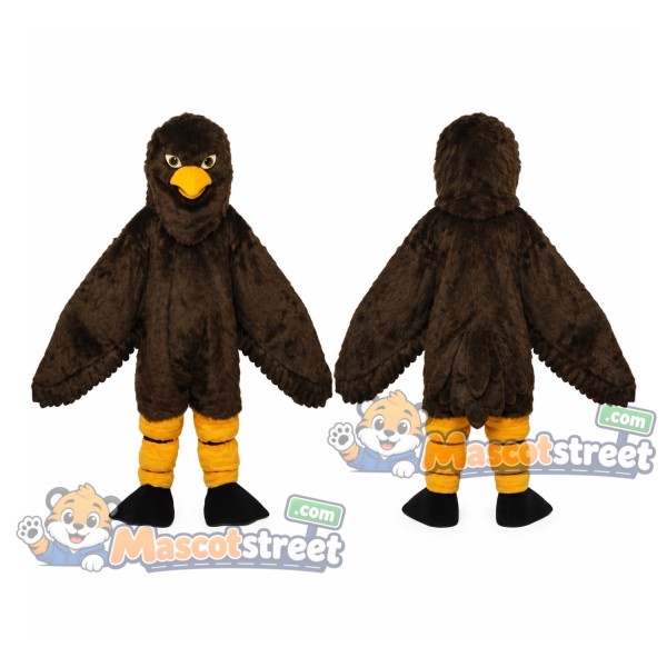 Brown Eagle Mascot Costume