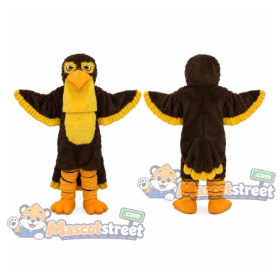 Brown Eagle Mascot Costume Brown Eagle Mascot Costume