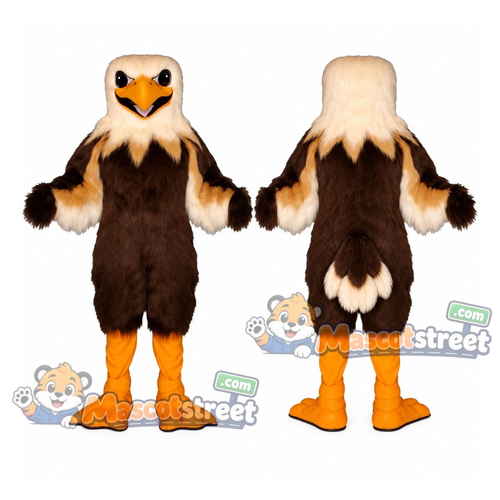 Brown Eagle Mascot Costume Brown Eagle Mascot Costume