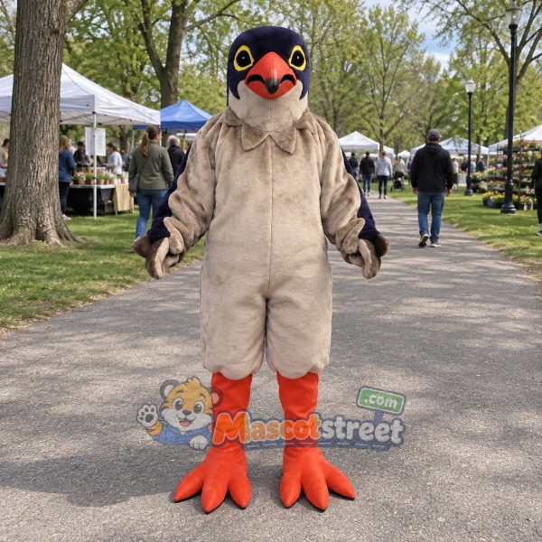 Gray Hawk Mascot Costume