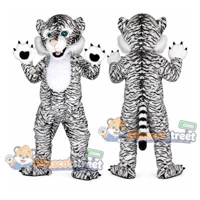 White Tiger Mascot Costume