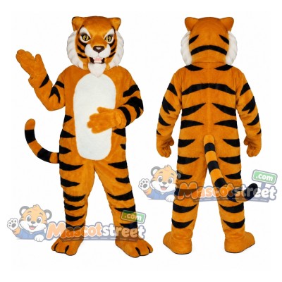 Orange Tiger Mascot Costume Orange Tiger Mascot Costume
