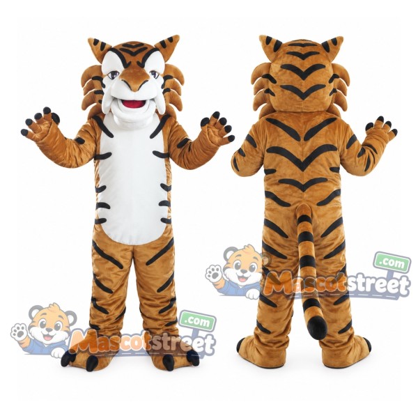 Orange Tiger Mascot Costume