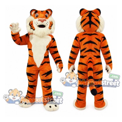 Orange Tiger Mascot Costume
