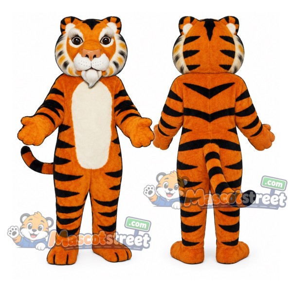 Orange Tiger Mascot Costume
