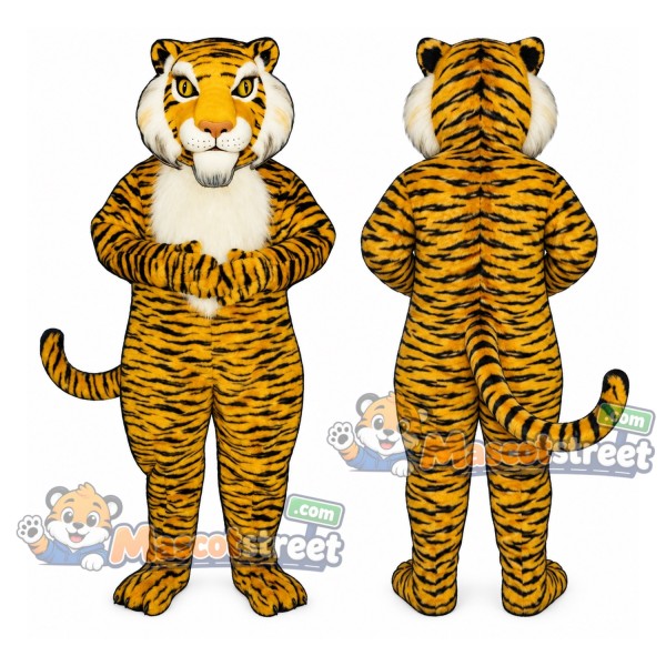 Orange Tiger Mascot Costume