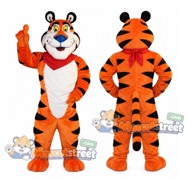 Orange Tiger Mascot Costume